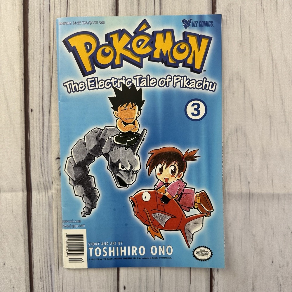 Pokémon The Electric Tale of Pikachu Part 1 No. 3 Vintage 1998‎ Comic Book